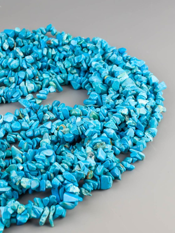 Бусины из бирюзы "Галтовка" 01-1286