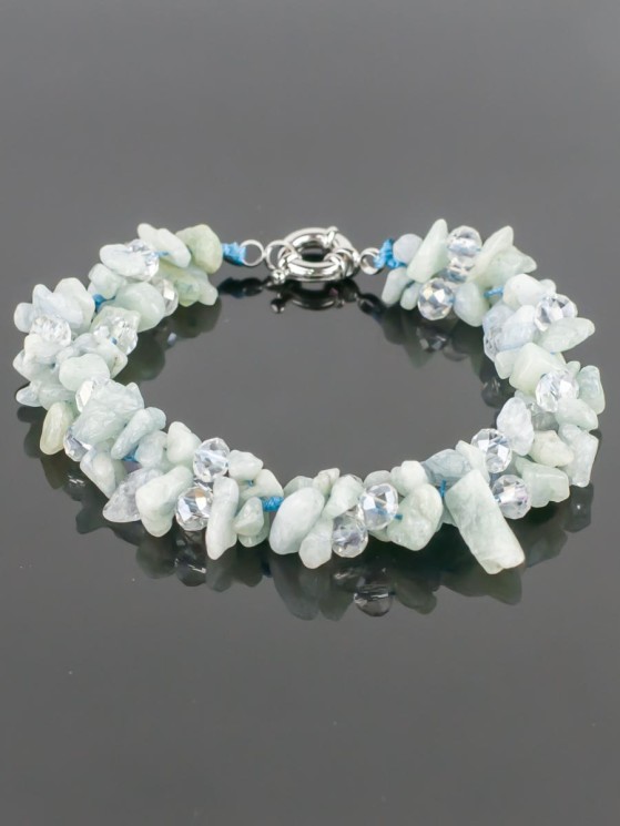 Браслет "Россыпи" амазонит бп10566
