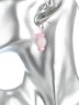 Серьги из розового кварца "Мадлена" 03-1113