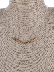 Колье с унакитом "Нежность" 01-497