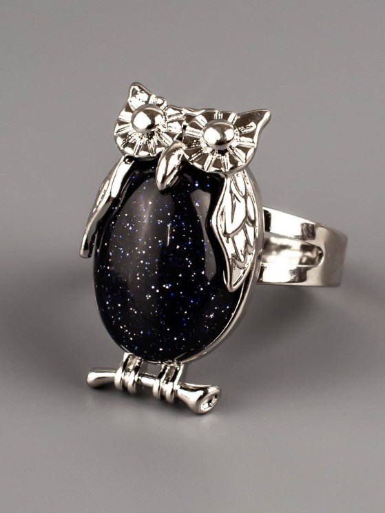 Кольцо из авантюрина "Мудрость" 04-763