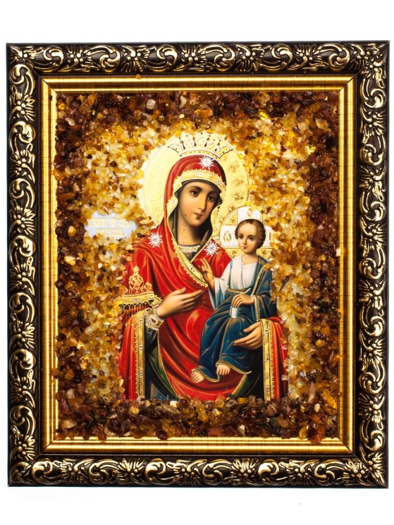 Икона "Икона Пресвятая Богородица Иверская" пдв-494