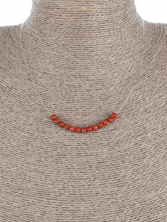 Колье с яшмой "Нежность" 01-498