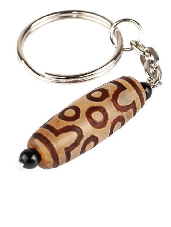 Брелок из агата "Дзи 7 Глаз" БРК-894