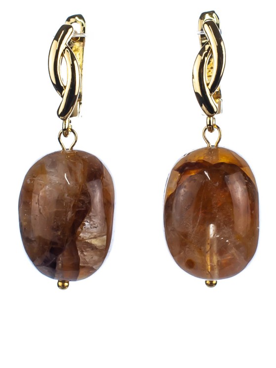 Серьги из кварца "Настроение" 03-1190