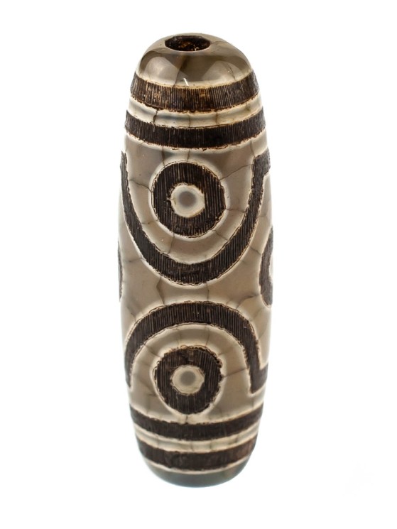 Бусина из агата "Дзи 6 глаз" пдв-640