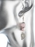 Серьги из розового кварца "Сантия" с8724