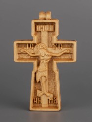 Православный крест из дерева 80х50 мм 53-011