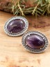 Серьги из аметиста "Афина" сг-071-АМ
