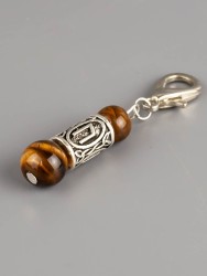 Брелок "Руна Уруз" с тигровым глазом БРК-934