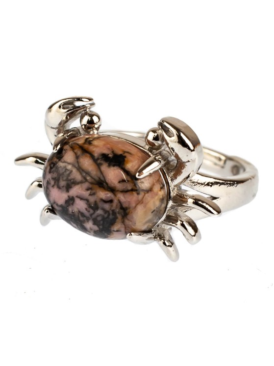 Кольцо из родонита "Мечта" 04-390
