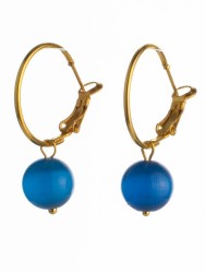 Серьги из кошачьего глаза "Самба 2" с8607
