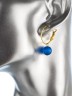 Серьги из кошачьего глаза "Самба 2" с8607