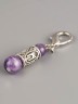 Брелок "Руна Манназ" с аметистом БРК-935