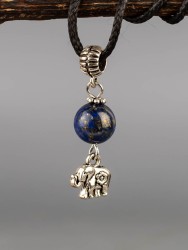 Кулон с лазуритом "Стильная штучка" 01-1321