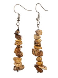 Серьги из яшмы "Забава" 03-1428