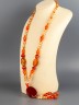 Бусы из сердолика "Сладкий апельсин" 10-159