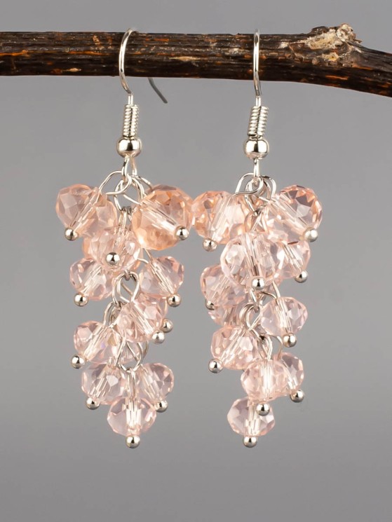 Серьги из хрусталя "Соцветие" 03-1578