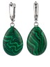 Серьги из иск. малахита "Адажио" с9703
