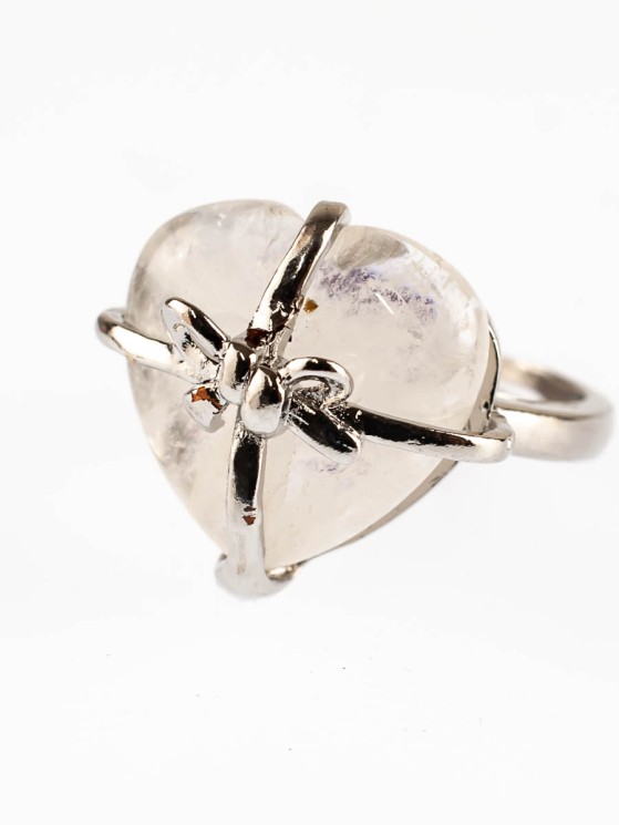 Кольцо из горного хрусталя "Радость" 04-336