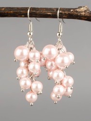 Серьги из жемчуга Майорка "Соцветие" 03-1579