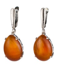 Серьги из сердолика "Майя" сг-210-СР