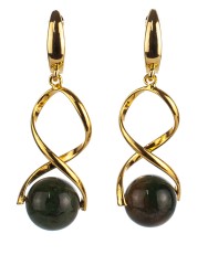 Серьги из яшмы "Амелия" 03-830