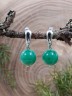 Серьги из нефрита "Классика 14" с9849