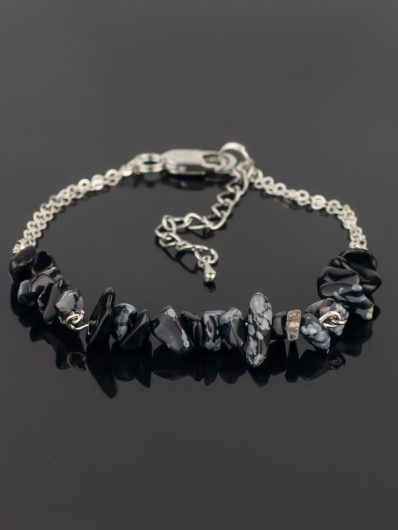 Браслет "Забава" обсидиан бп11083