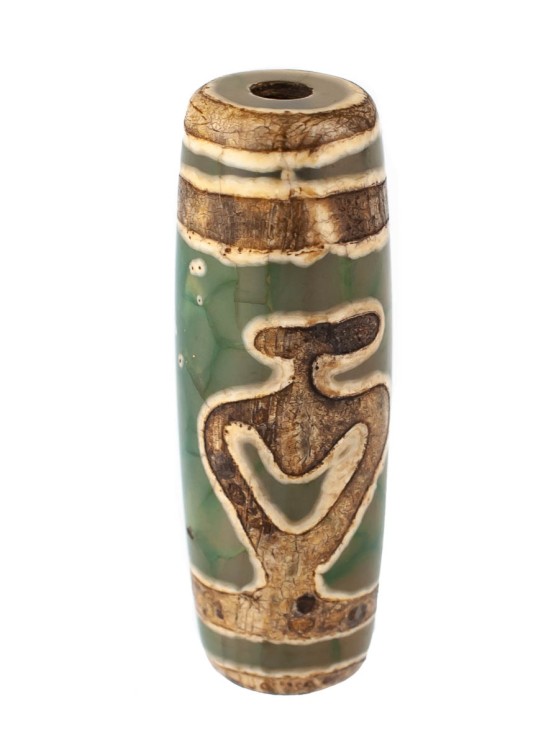 Бусина из агата "Дзи Нектарный сосуд изобилия" пдв-643