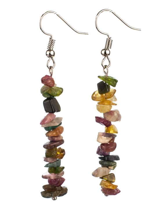 Серьги из турмалина "Забава" 03-1430