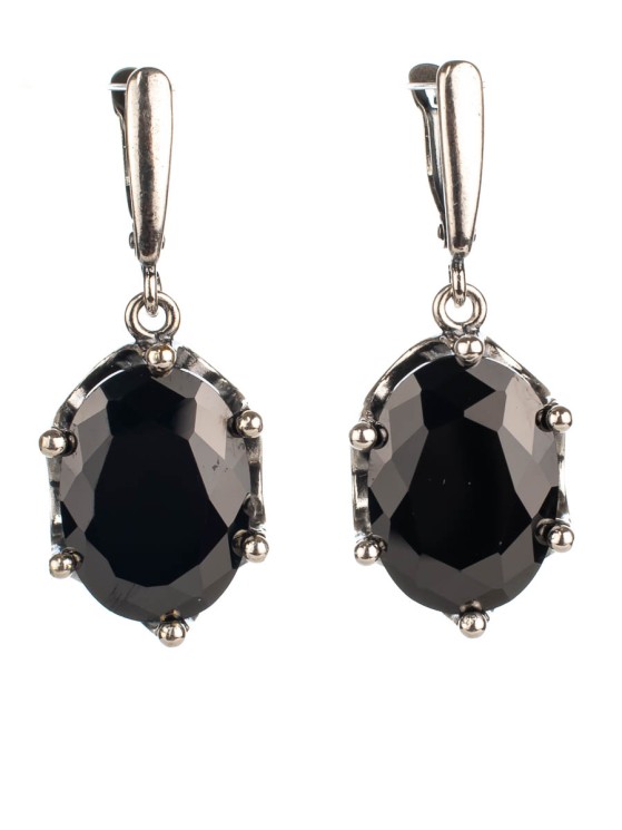 Серьги из фианита "Идезия" сг-063-ФНЧ