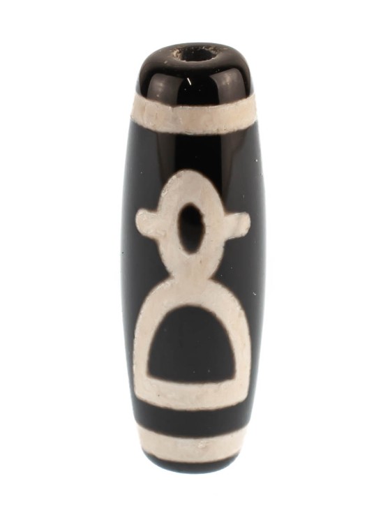 Бусина из агата "Дзи Бог богатства Кубера" пдв-941