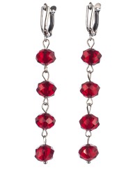 Серьги из хрусталя "Ручеёк" с9868