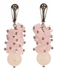 Серьги из алмазного стекла "Мелодия" 03-1196