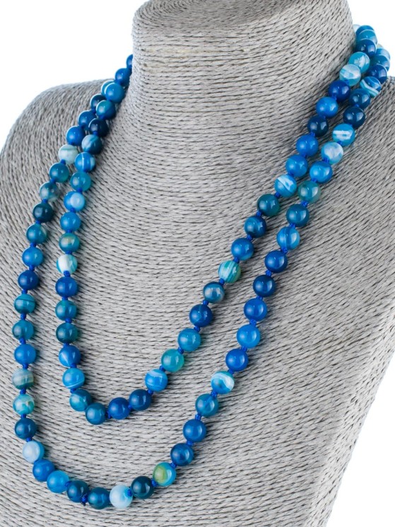 Бусы из агата «Классика 8» П10577