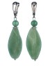 Серьги из нефрита "Загадка" 03-1451