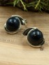 Серьги из авантюрина "Улыбка" сг-982-АВС