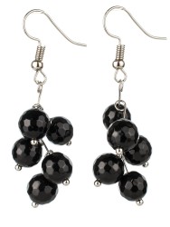 Серьги из агат "Ёлочка" с9212