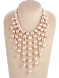 Колье из жемчуга майорка "Красотка" П11798