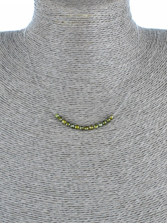 Колье с кубическим цирконием "Нежность" 01-506