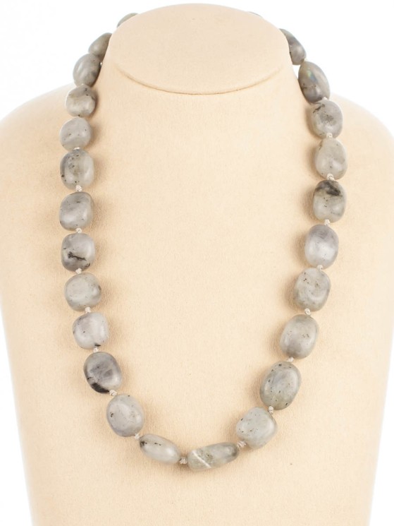 Бусы из лабрадора «Настроение» 01-658