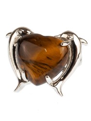 Кольцо из тигрового глаза "Вдохновение" 04-529