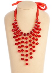 Колье из хрусталя "Красотка" 01-735