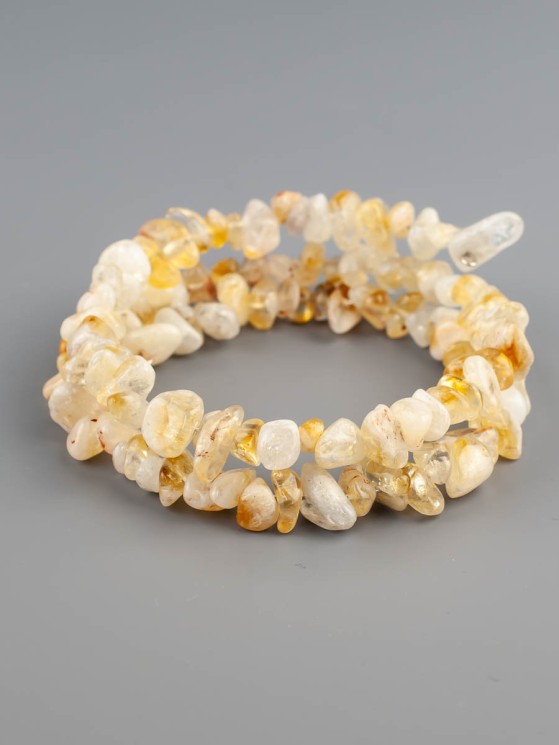 Браслет из цитрина "Галактика" 02-1136