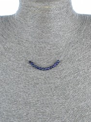 Колье с кубическим цирконием "Нежность" 01-507