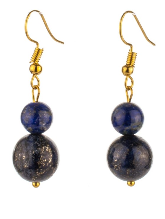 Серьги из лазурита "Дарина" с8615