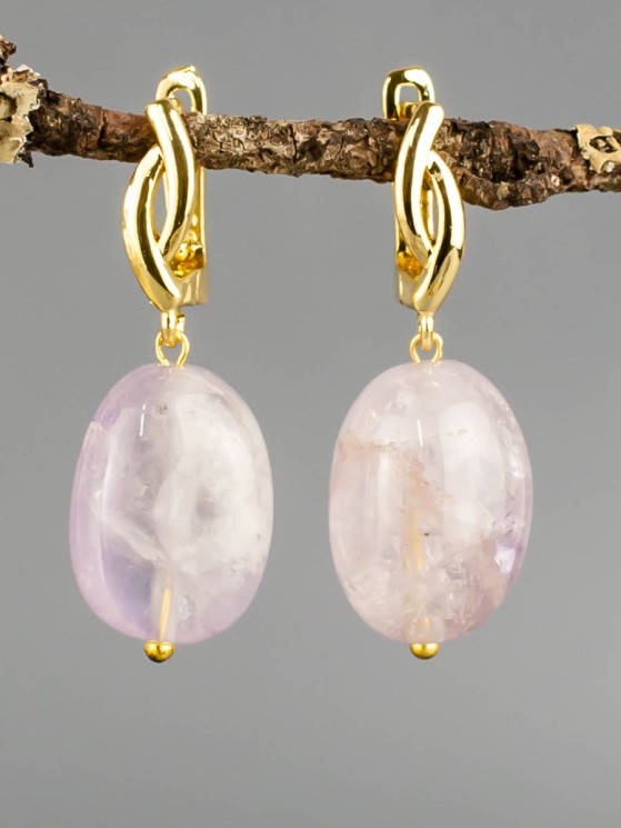 Серьги из аметиста "Настроение" 03-1532