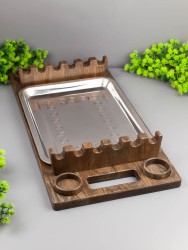 Поднос для подачи шашлыка из дерева ясень 28х57,5 см 54-181