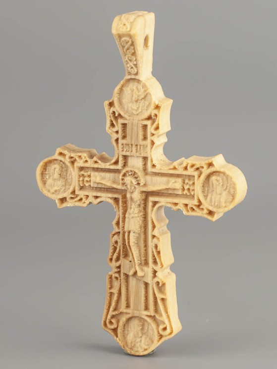 Православный крест из дерева 80х50 мм 53-026